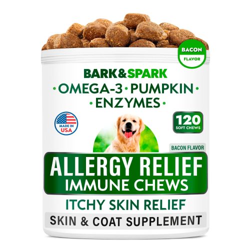 Allergy Relief Dog 120 Chews - BarknSpark